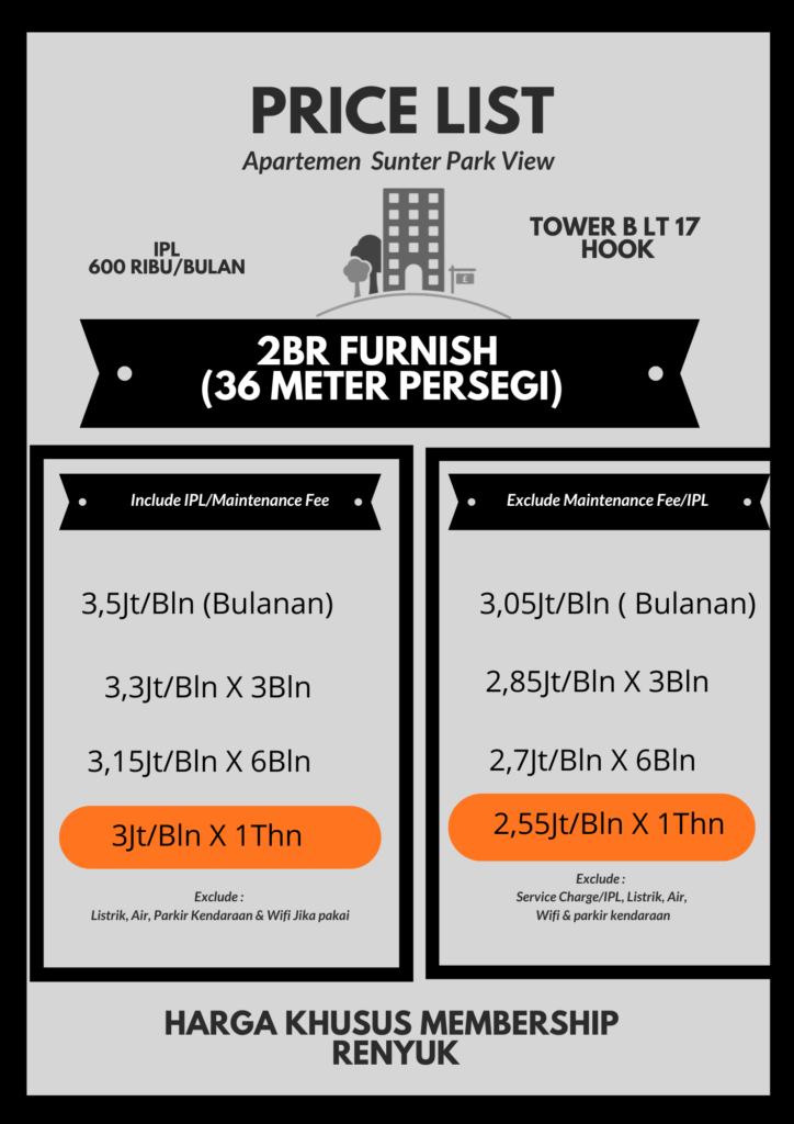 Harga member sunter park view